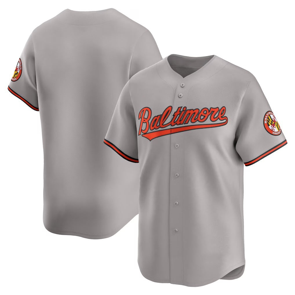 Baltimore Orioles Gray HOLBERT Road Limited Jersey