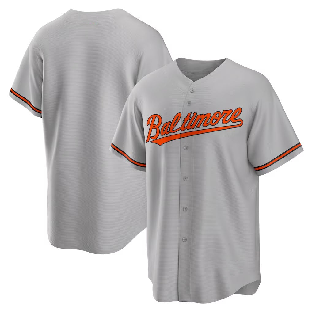 Baltimore Orioles Gray HOLBERT Road Replica Team Jersey