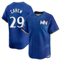 Minnesota Twins #29 Rod Carew Player Royal HOLBERTCity Connect Limited Home Stitched Jerseys