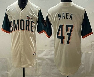 Baltimore Orioles #47 MAGA Cream HOLBERT 2026 City Connect Stadium Jersey