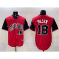 Chicago White Sox #18 Pilsen Red Black HOLBERT 2025 City Connect Limited Stitched Jersey