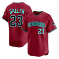 Arizona Diamondbacks #23 Zac Gallen Player Red HOLBERT Limited Home Game Stitched Jerseys