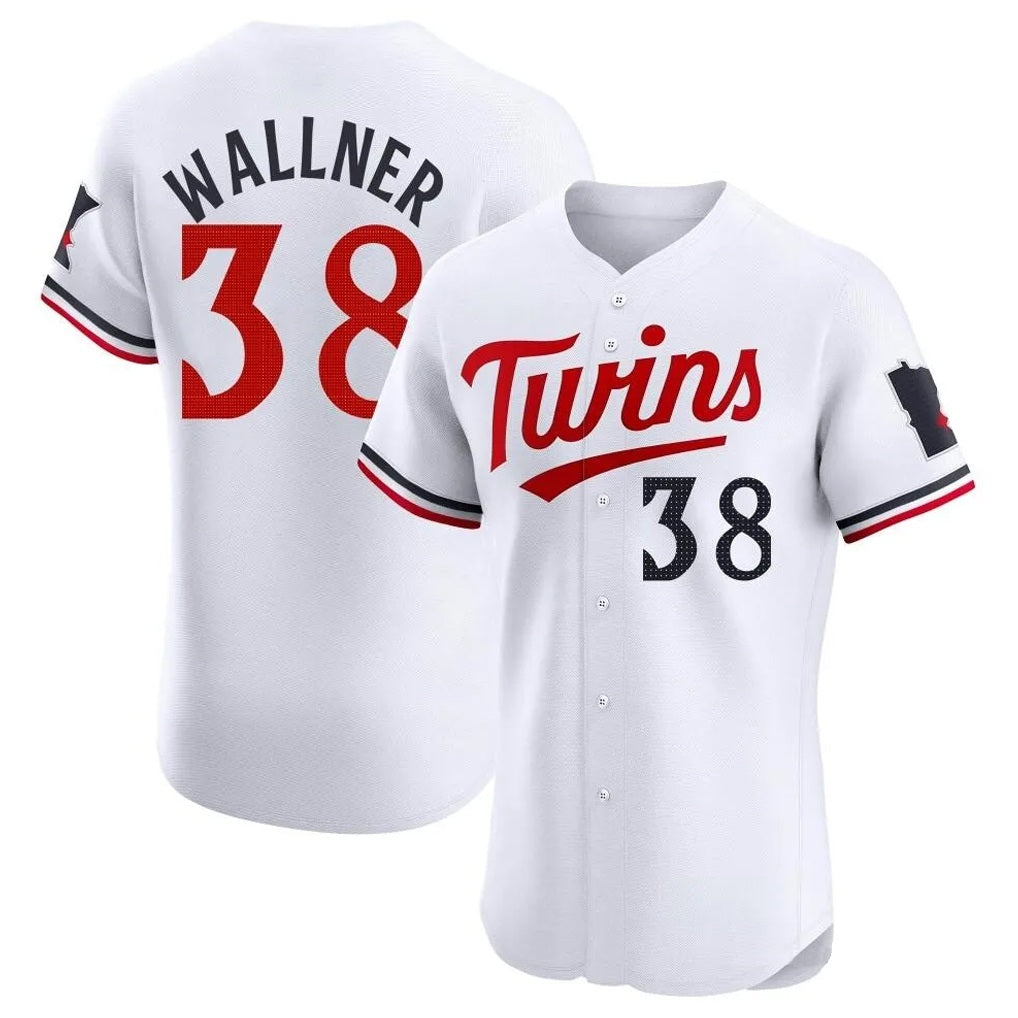 Minnesota Twins #38 Matt Wallner Player White HOLBERTHome Limited Elite Stitched Jerseys