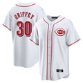 Cincinnati Reds #30 Ken Griffey Player White HOLBERT Game Home Stitched Jerseys