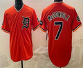 Detroit Tigers #7 Kevin McGonigle Orange HOLBERT Limited Jersey