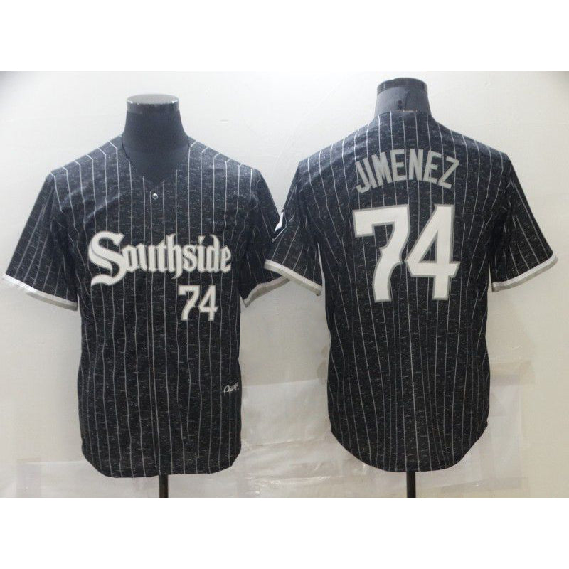 Chicago White Sox #74 Jimenez City Edition Black HOLBERT Game 2021 Jersey