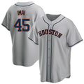 Houston Astros #45 Tatsuya Imai Player Gray HOLBERT Home Game Stitched Jerseys