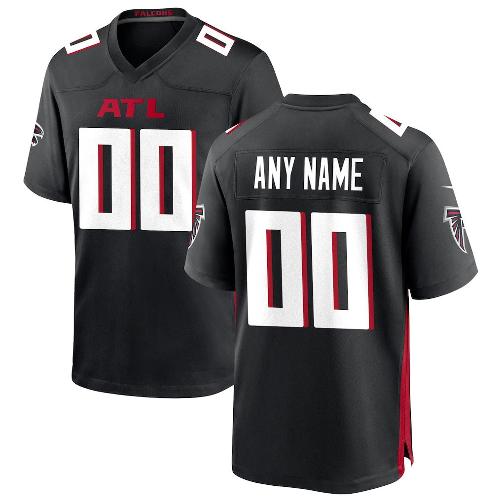 Custom A.Falcons Black HOLBERT Game Jersey