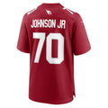 A.Cardinals #70 Paris Johnson Jr. Cardinal HOLBERT Game Jersey
