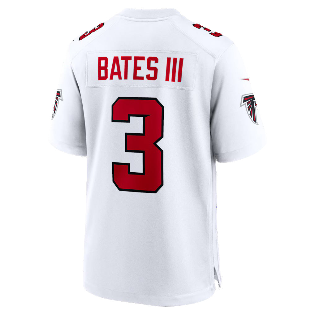 A.Falcons #3 Jessie Bates III White HOLBERT Game Jersey