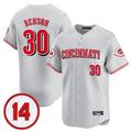 Cincinnati Reds #30 Ken Griffey Player Gray HOLBERT Vapor Premier Limited Home Stitched Jerseys