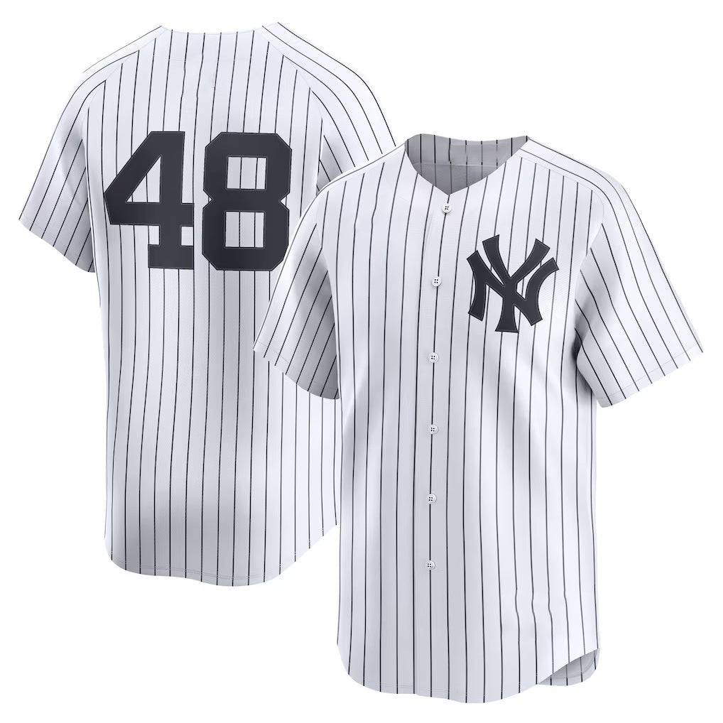 New York Yankees #48 Paul Goldschmidt White HOLBERT Home Limited Player Jersey