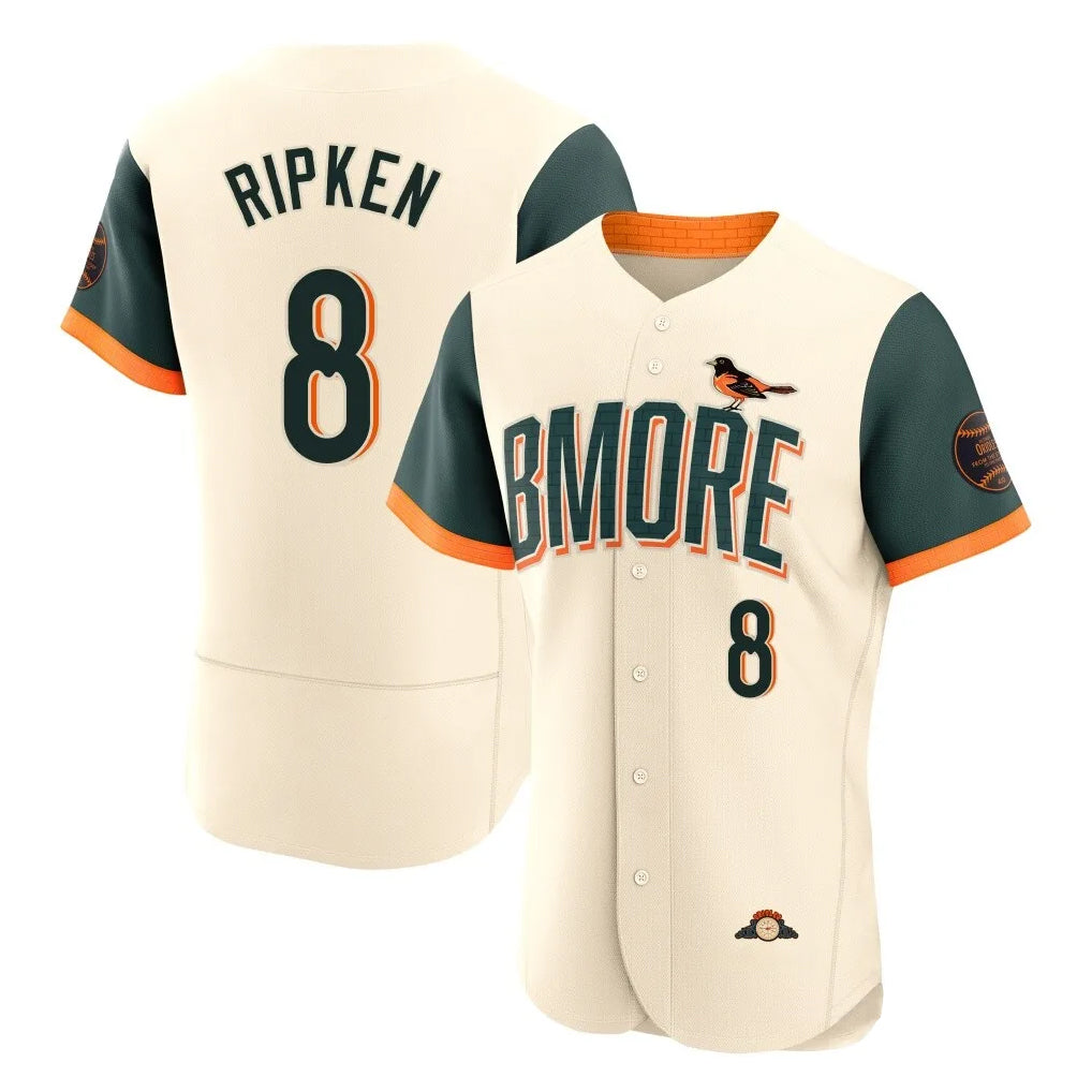 Baltimore Orioles #8 Cal Ripken Player Cream HOLBERT 2026 City Connect Limited Elite Home Game Stitched Jerseys