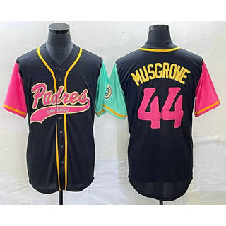 San Diego Padres #44 Joe Musgrove Black HOLBERT NEW 2023 City Connect Cool Base Stitched Jersey