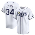Tampa Bay Rays #34 aron Civale White HOLBERT Home Limited Stitched Jersey