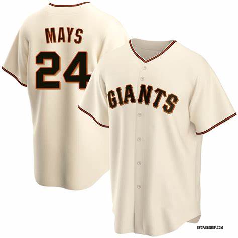 San Francisco Giants #24 Willie Mays Cream HOLBERT Cool Base Stitched Jersey