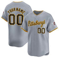 Custom Pittsburgh Pirates Active Player Gray HOLBERT Away Limited Stitched Jersey