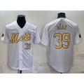 New York Mets #39 Edwin Diaz Number White HOLBERT 2022 All Star Stitched Cool Base Jersey
