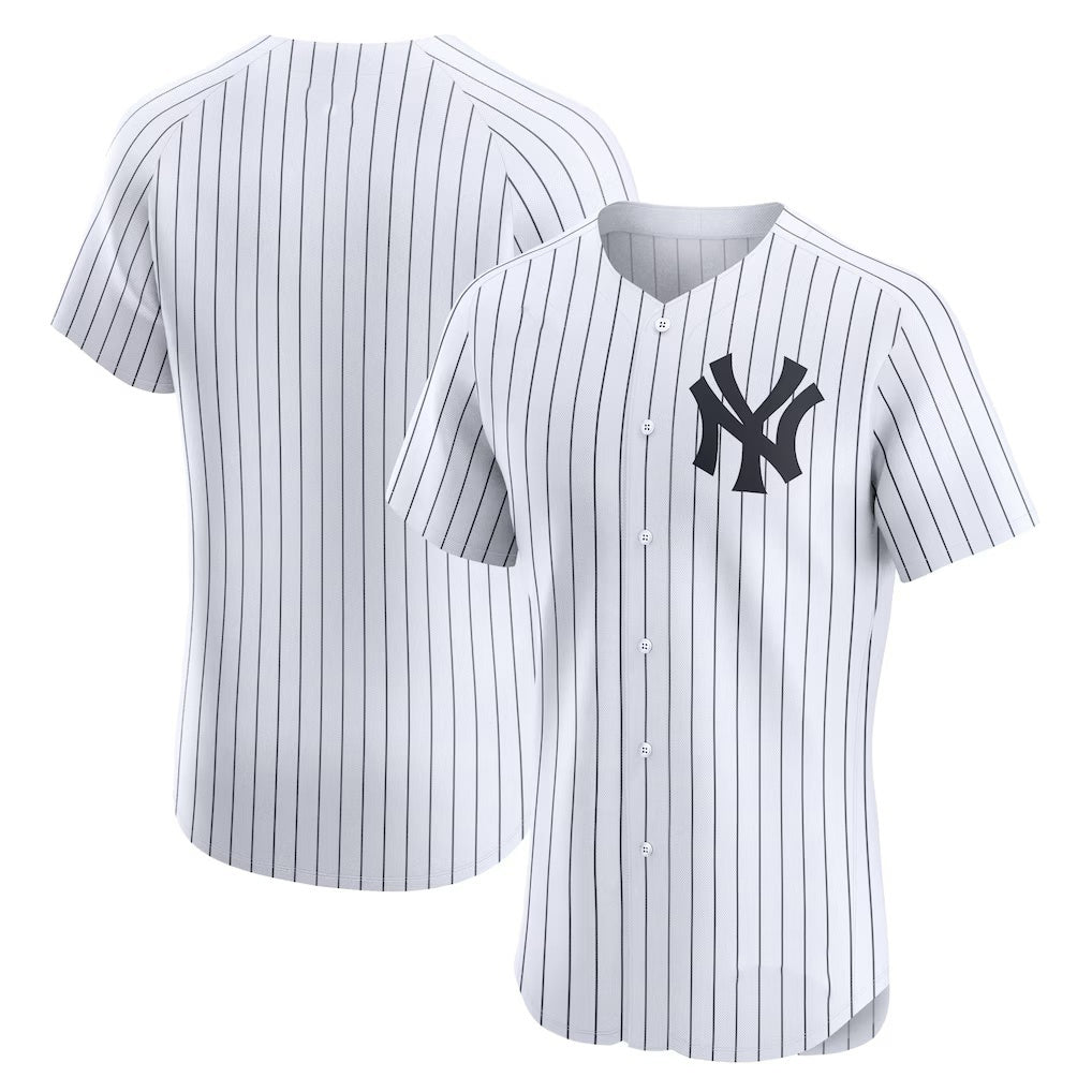 New York Yankees White HOLBERT Home Elite Jersey