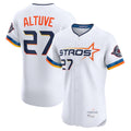 Houston Astros #27 Jose Altuve Player White HOLBERT City Connect Limited Elite Home Stitched Jerseys