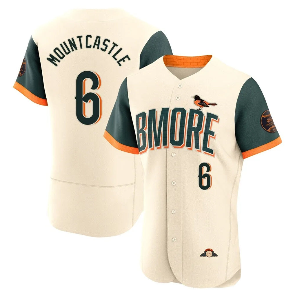 Baltimore Orioles #6 Ryan Mountcastle Player Cream HOLBERT 2026 City Connect Limited Elite Home Game Stitched Jerseys
