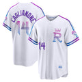 Kansas City Royals #14 Jac Caglianone White HOLBERT 2026 City Connect Stadium Jersey