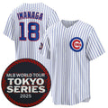 Chicago Cubs #18 Sh¨­ta Imanaga White HOLBERT 2025 World Tour Tokyo Series Home Stitched Jersey