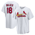 St. Louis Cardinals #18 Jordan Walker White HOLBERT Home Official Replica Player Jersey