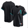 Arizona Diamondbacks Black HOLBERT Throwback Cooperstown Limited Home Blank Player Stitched Jerseys