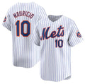 New York Mets #10 Ronny Mauricio White HOLBERT 2024 Home Limited Stitched Jersey