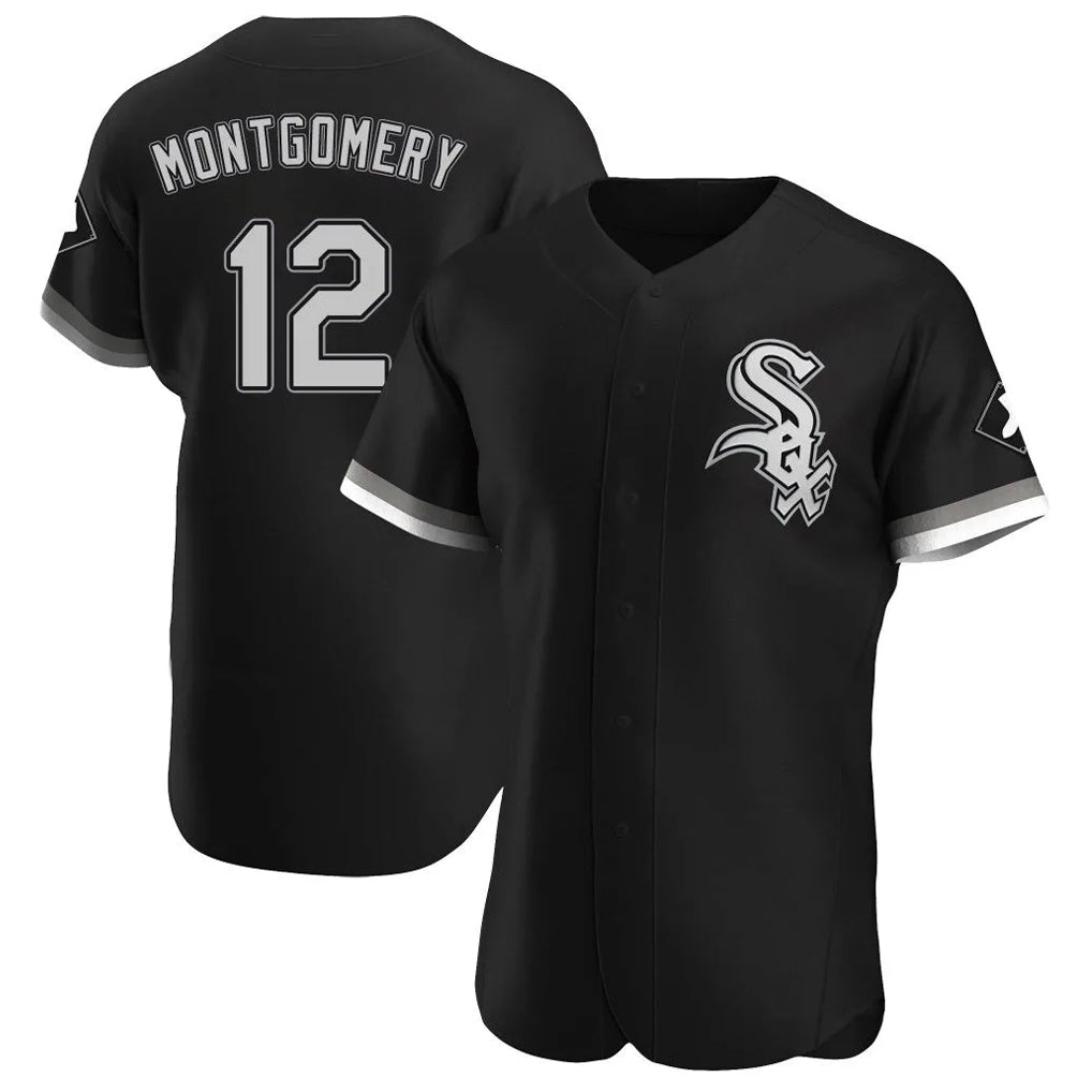 Chicago White Sox #12 Colson Montgomery Player Black HOLBERT Limited Elite Home Stitched Jerseys