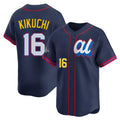 Los Angeles Angels #16 Yusei Kikuchi Player Navy HOLBERT Limited American League All-Star Edition Stitched Jerseys