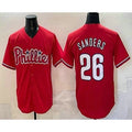 Philadelphia Phillies #26 Ben Sanders Red HOLBERT Cool Base Stitched Jersey