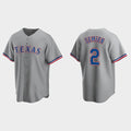 Texas Rangers #2 Marcus Semien Gray HOLBERT Cool Base Stitched Jersey